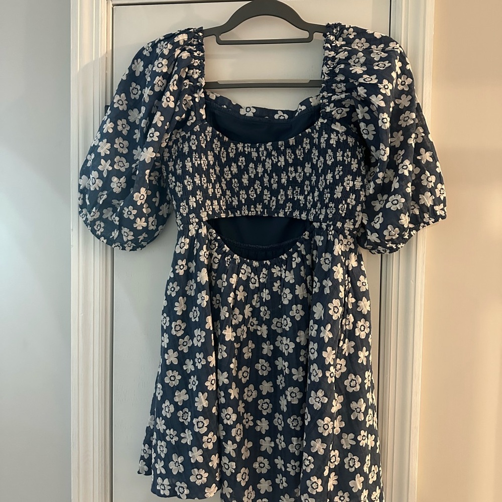 American Eagle AE Puff Sleeve Mini Dress - Picture 2 of 6